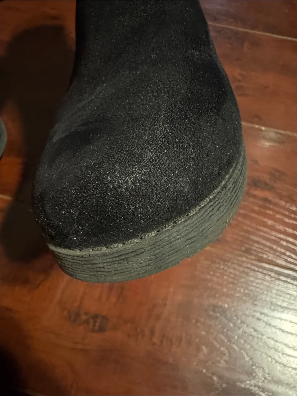 Cat & Jack Black Fall Faux Fur Lined Kids Boots
